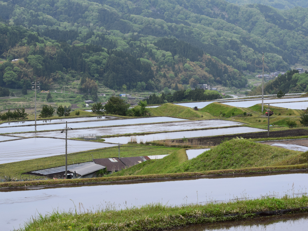 新温泉町丹土の棚田の景色9