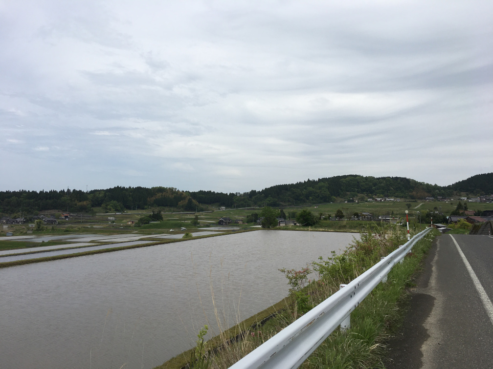 新温泉町丹土の棚田の景色3