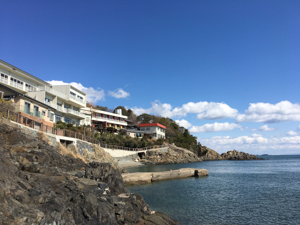 海岸沿いの遊歩道