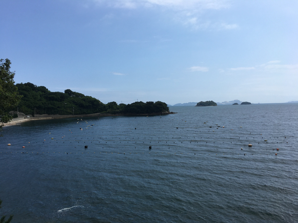 賀茂神社から見た播磨灘